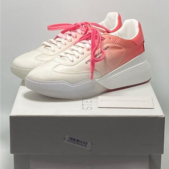 Stella McCartney gradient lace-up sneakers size 37 - Picture 12 of 14